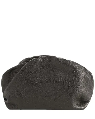 Shiraleah Chrissy Metallic Clutch In Black
