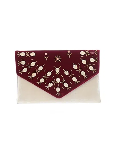 Pre-owned Shiraleah Clutch In Burgundy
