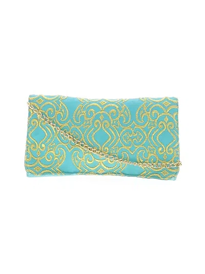 Pre-owned Shiraleah Clutch In Teal
