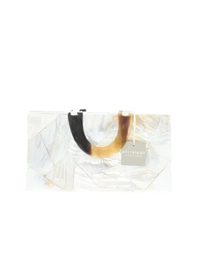 Pre-owned Shiraleah Clutch In White