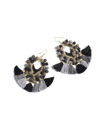 Shiraleah Amy Tassel Earrings In Black