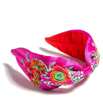 Shiraleah Embellished Wide Headband, Fuchsia In Pink