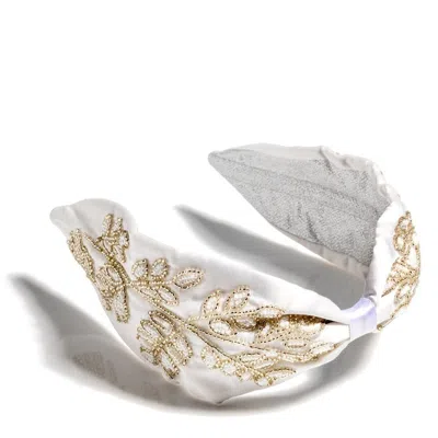 Shiraleah Embellished Wide Headband, Ivory In White