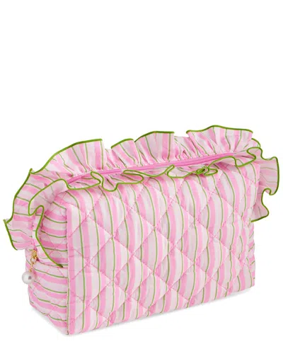 Shiraleah Fancy Large Zip Pouch In Pink