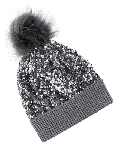 Shiraleah Fiesta Sequin Hat In Silver