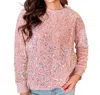Shiraleah Fiesta Sequin Sweatshirt In Pink In Pink