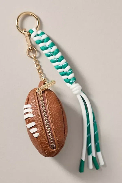 Shiraleah Football Bag Charm In Green
