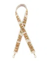 Shiraleah Game Day Beaded Bag Strap In White