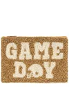 Shiraleah Game Day Beaded Zip Pouch In Gold