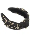 Shiraleah Game Day Charms Knotted Headband In Black