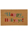 Shiraleah Happy Hollyays Doormat