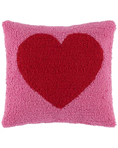 Shiraleah Heart Pillow In Pink