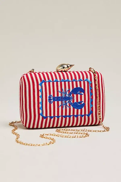 Shiraleah Icon Clutch In Red