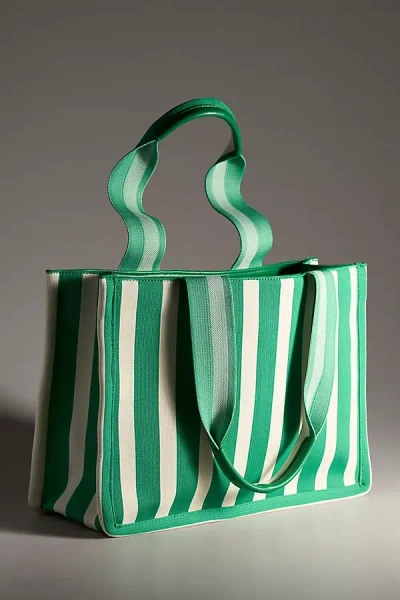 Shiraleah Isla Stripe Tote In Green