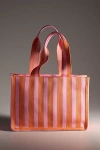 Shiraleah Isla Stripe Tote In Orange