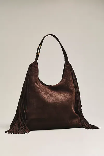 Shiraleah Janis Faux Suede Hobo Bag In Brown