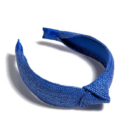 Shiraleah Knotted Woven Headband, Blue