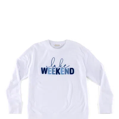 Shiraleah "lake Weekend" Sweatshirt, White