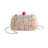 Shiraleah Lana Minaudiere Clutch In Cream In Multi