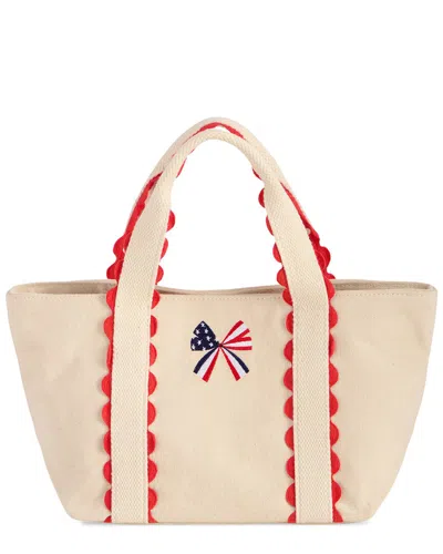 Shiraleah Liberty Bow Mini Tote In Neutral