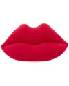 Shiraleah Lips Pillow In Red