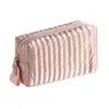 Shiraleah Logan Small Boxy Cosmetic Pouch In Rose In Multi