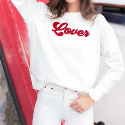Shiraleah Lover Sweatshirt In White