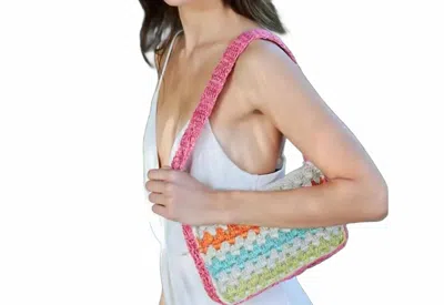 Shiraleah Luna Crochet Shoulder Bag In Multi