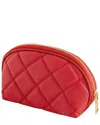 Shiraleah Mademoiselle Zip Pouch In Red