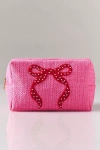 Shiraleah Mara Large Pink Bow Pouch In Pink