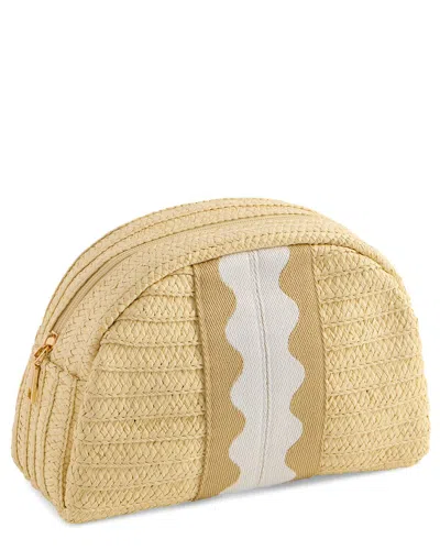 Shiraleah Marbella Zip Pouch In Brown