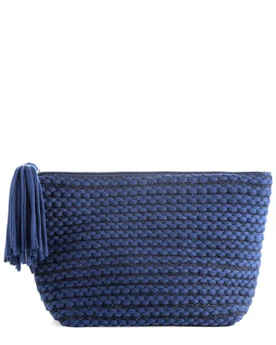 Shiraleah Mavis Zip Pouch In Blue