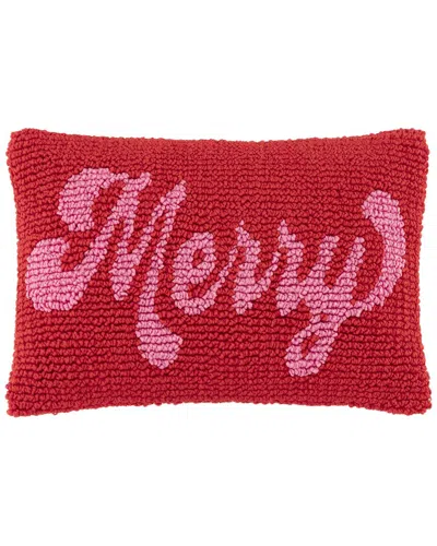 Shiraleah Merry Pillow In Red