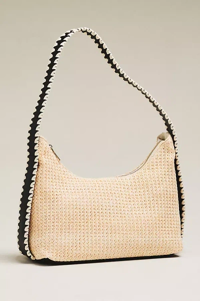 Shiraleah Mia Rattan Shoulder Bag In Black