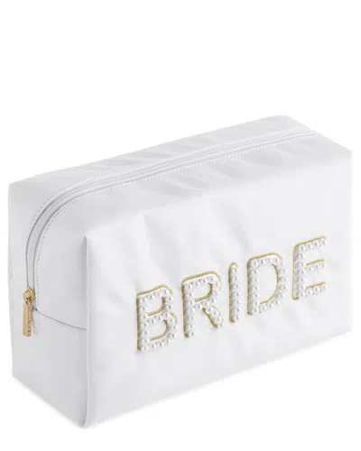 Shiraleah Pearl Bride Zip Pouch In White