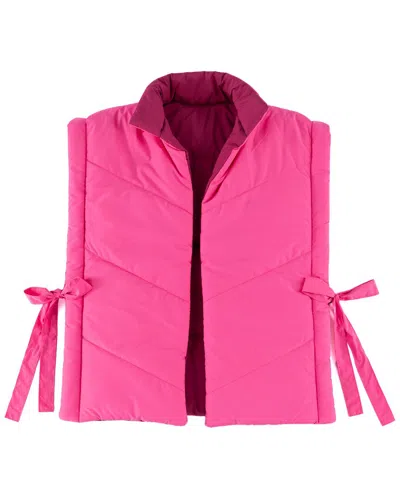 Shiraleah Petra Reversible Vest In Pink