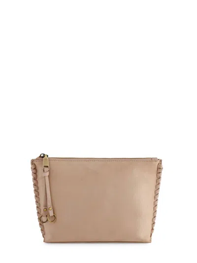 Shiraleah Piper Zip Pouch In Stone In White