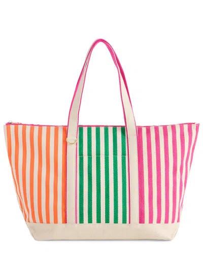Shiraleah Port Stripe Tote In Multi