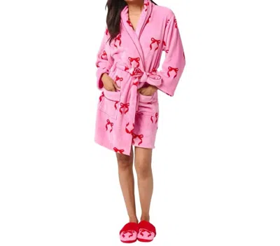 Shiraleah Pretty In Bow Robe In Pink In Multi