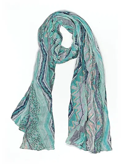 Pre-owned Shiraleah Scarf In Blue