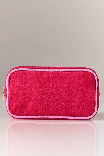 Shiraleah Small Terry Zip Pouch In Red