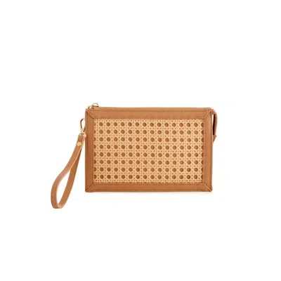 Shiraleah Soleil Wristlet In Tan In Multi