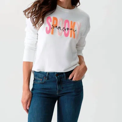 Shiraleah Spooky Season Sweatshirt In Ivory In Multi