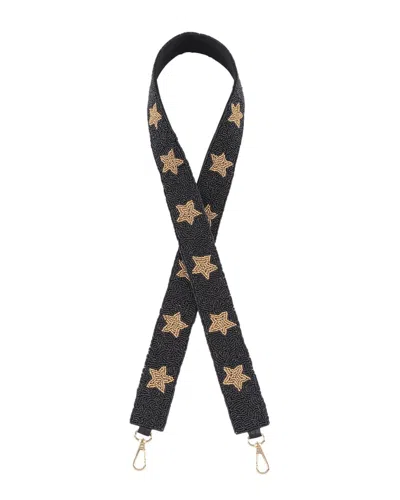 Shiraleah Stars Pattern Beaded Bag Strap In Black