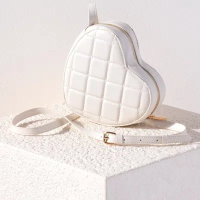 Shiraleah Sweetheart Cross-body Bag, Ivory In White