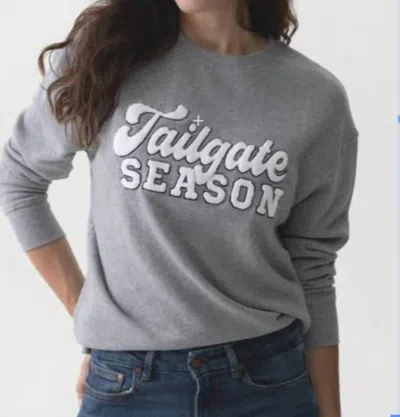 Shiraleah Tailgate Sweatshirt In Grey In Gray