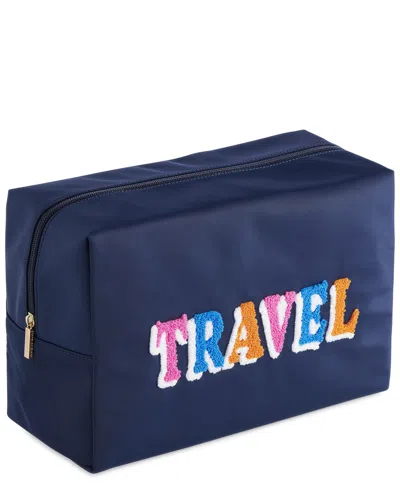 Shiraleah Travel Zip Pouch In Blue