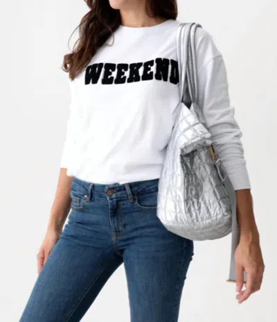 Shiraleah Weekend Sweatshirt In White