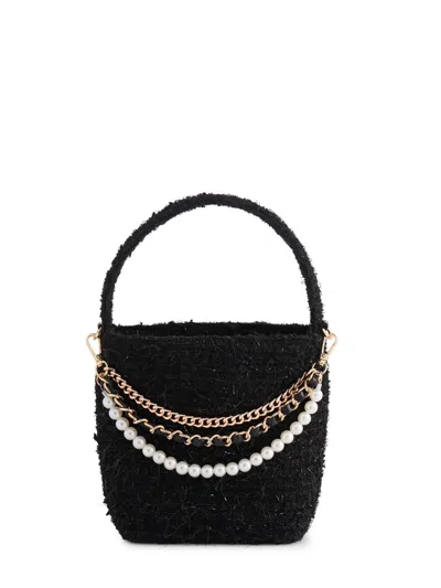 Shiraleah Women's Annie Pearl Bucket Bag In Black