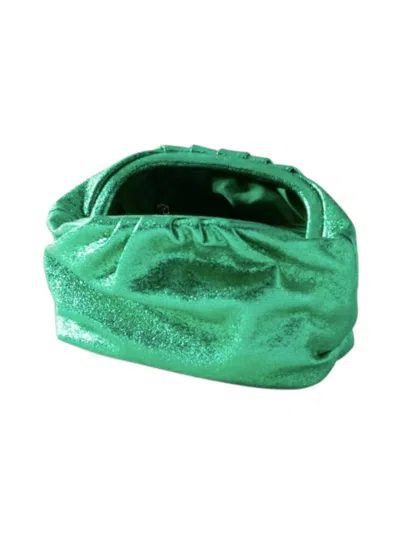 Shiraleah Women's Chrissy Metallic Clutch Bag In Green